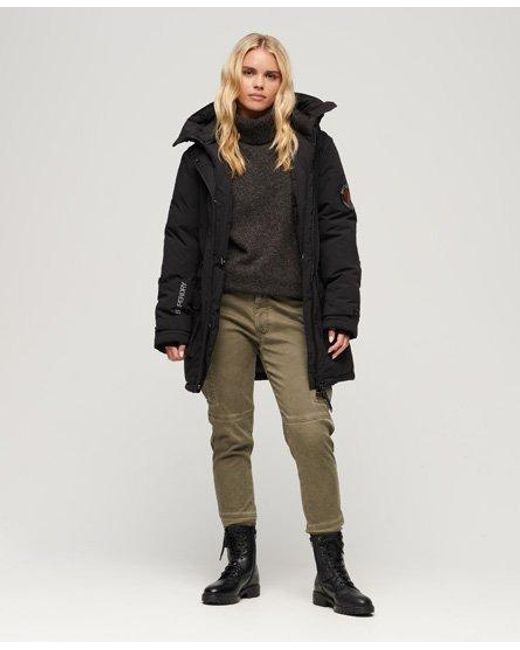 Parka matelassée city Superdry en coloris Black