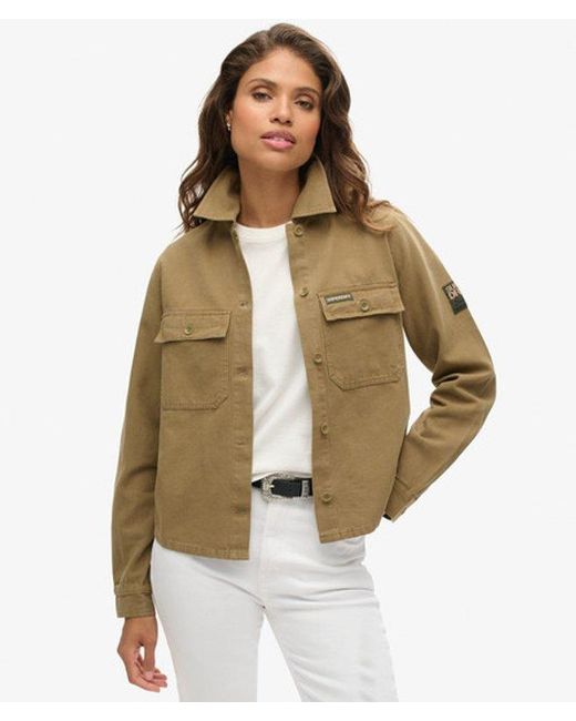 Superdry Natural & Co Embellished Military Jacket