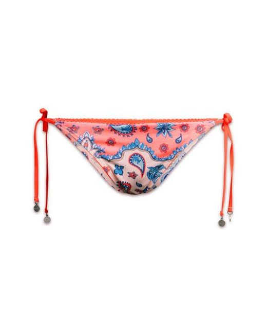 Superdry Pink & Co Tie Side Cheeky Bikini Briefs