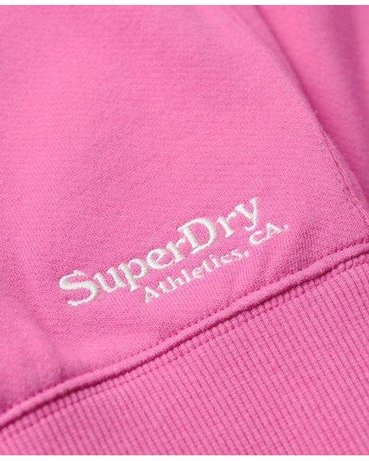 Superdry Pink Essential Logo Sweatshirt
