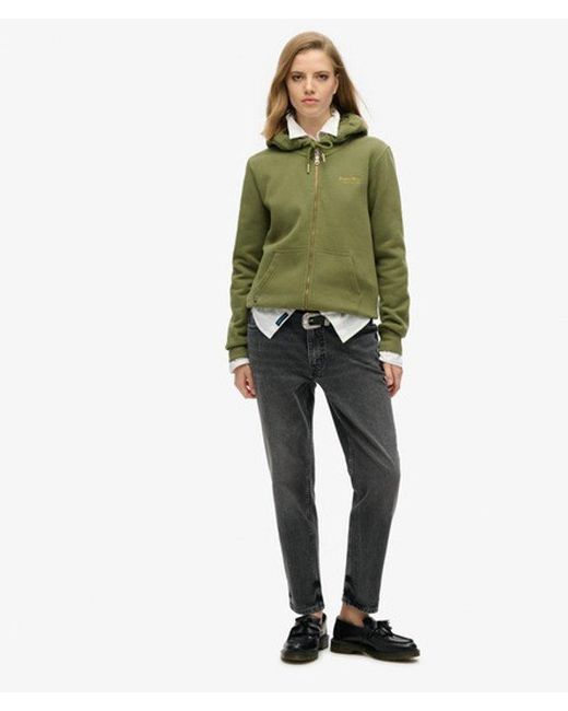 Superdry Green & Co Essential Logo Zip Hoodie