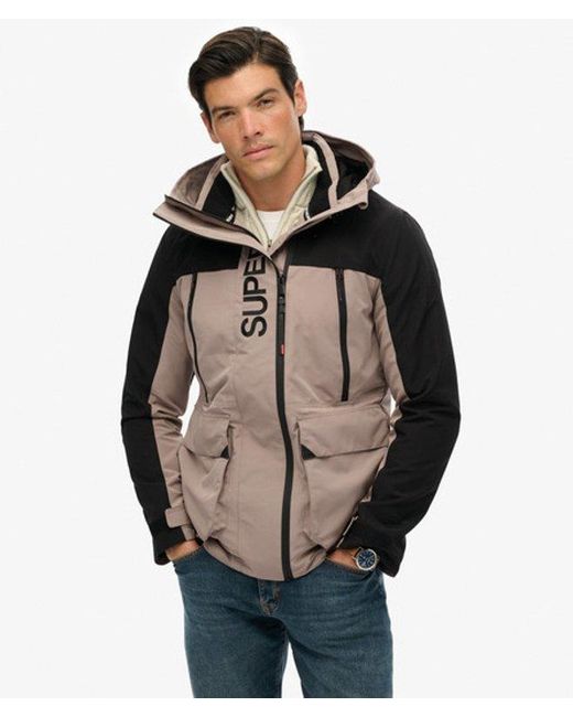 Homme Coupe-Vent Colour Block Taille Superdry pour homme en coloris Black