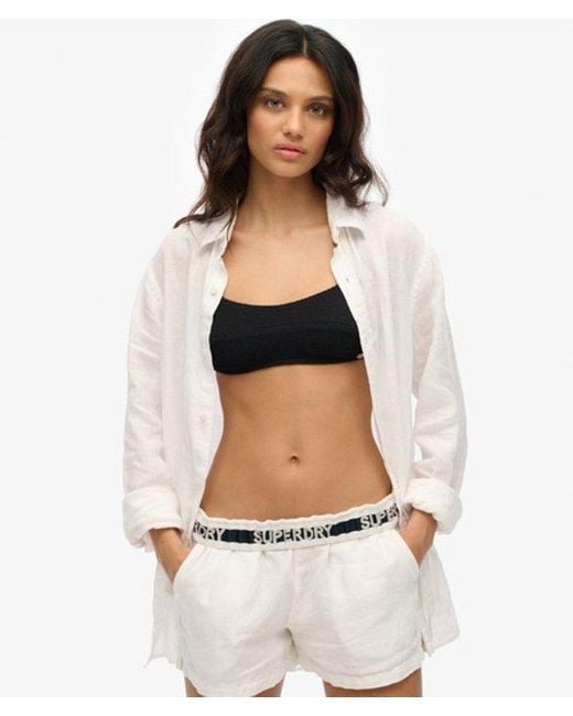 Superdry White & Co Linen Shorts