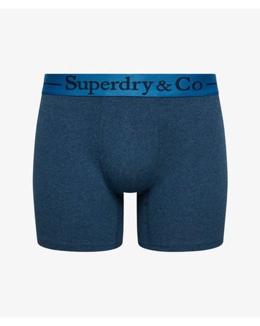 Superdry Blue & Co Boxer Triple Pack for men