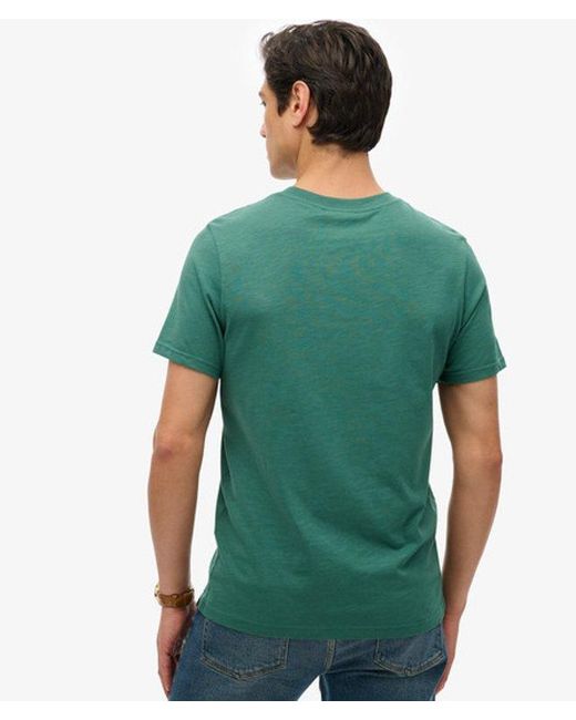 Superdry Green & Co Metallic Workwear Graphic T-shirt for men