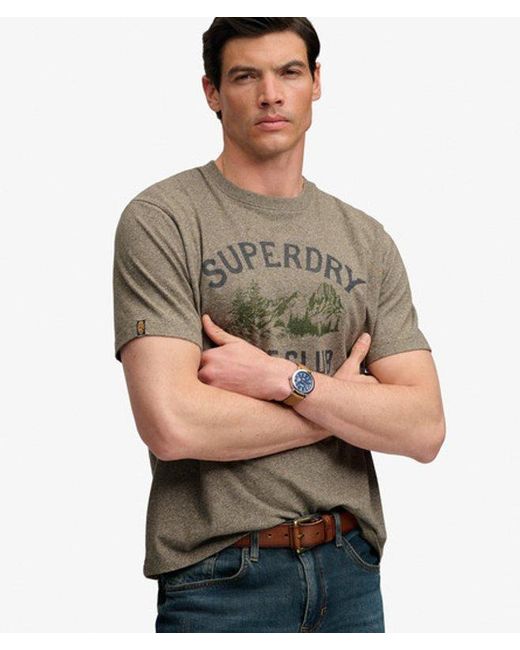 Superdry Gray & Co Wild Frontier T-shirt for men