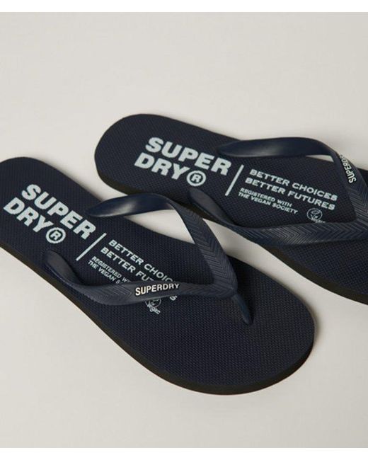 Superdry Black & Co Studios Flip Flops for men