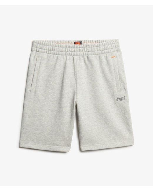 Superdry Gray & Co Essential Logo Jersey Shorts for men