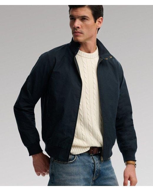 Superdry Blue & Co Classic Harrington Jacket for men