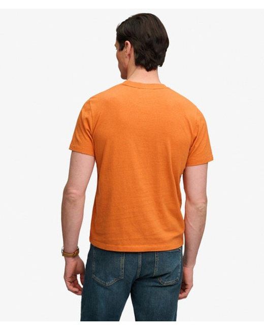 Superdry Orange & Co Outdoor Stripe Logo Relaxed T-shirt for men