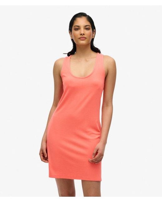 Superdry Red & Co Jersey Mini Dress