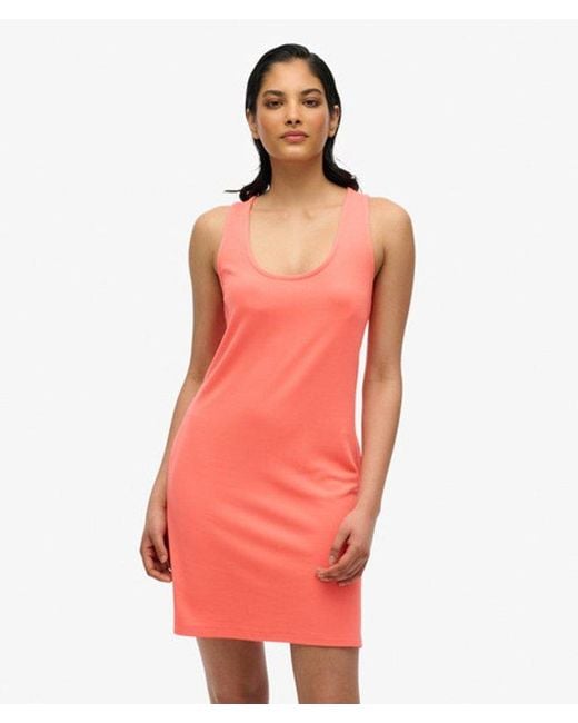 Superdry Red Jersey Mini Dress