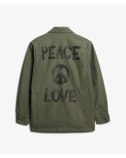 Superdry Green & Co Embellished Field Jacket