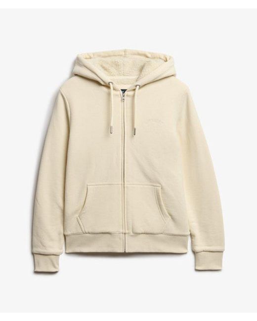 Superdry White & Co Classic Cotton Full Zip Hoodie