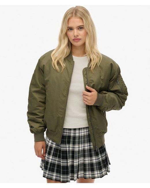 Superdry Ma1 Bomberjack in het Green
