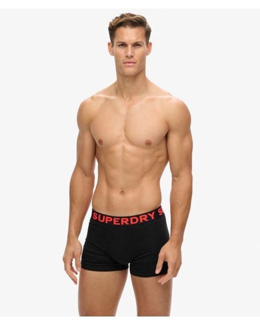 Superdry White Boxer Triple Pack for men