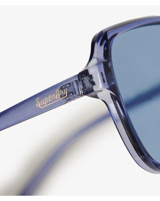 Superdry Blue & Co Oversized Square Sunglasses