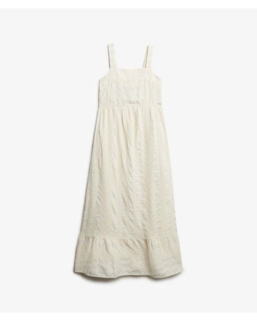 Superdry Natural & Co Statement Tiered Maxi Dress