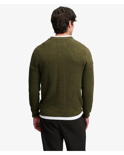 Superdry Green & Co Texture Knit Jumper for men