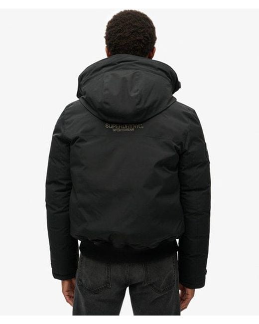Superdry Black & Co City Padded Bomber Jacket for men