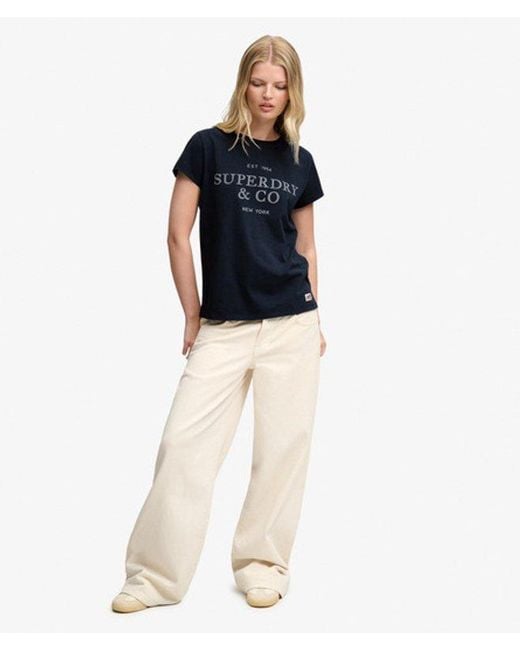 Superdry Black & Co Luxe Casual Classic T-shirt