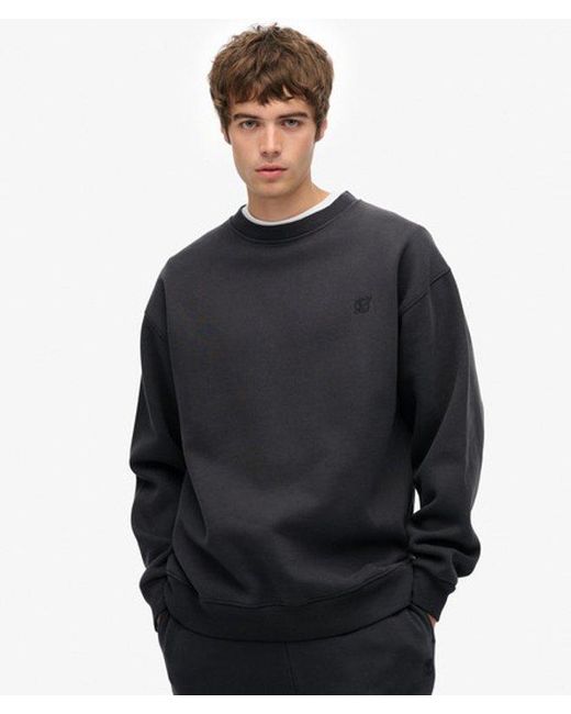 Superdry Blue & Co Oversized Crew Sweatshirt for men