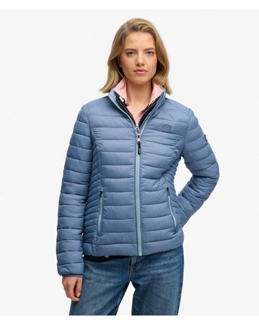Superdry Blue Fuji Lite Padded Jacket