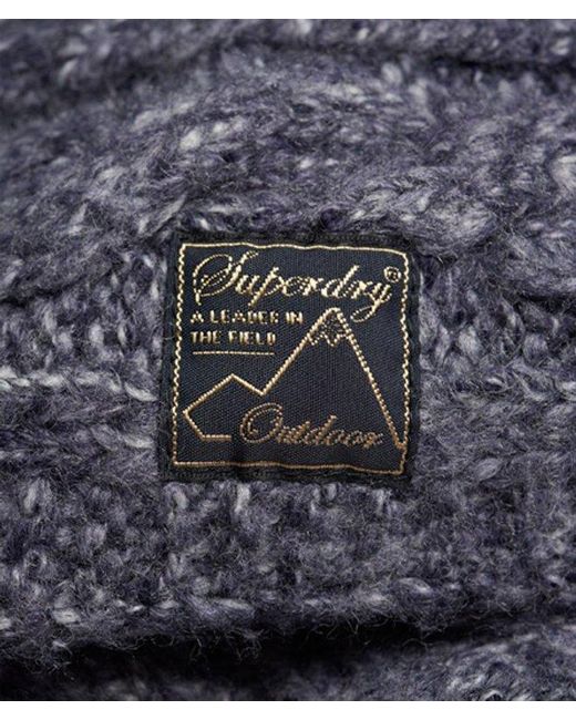Superdry Multicolor & Co Tweed Cable Snood