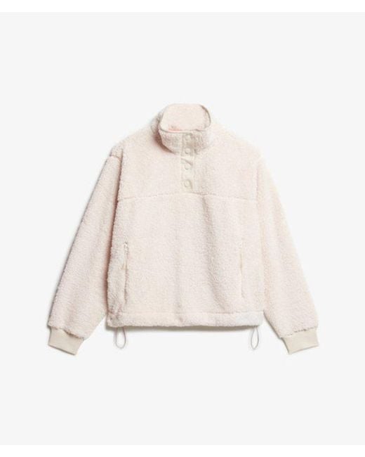 Superdry Natural & Co Boxy Fit Super Soft Henley Jumper