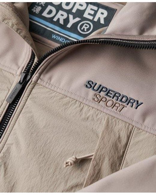 Superdry Natural Hooded Hybrid Trekker Jacket for men