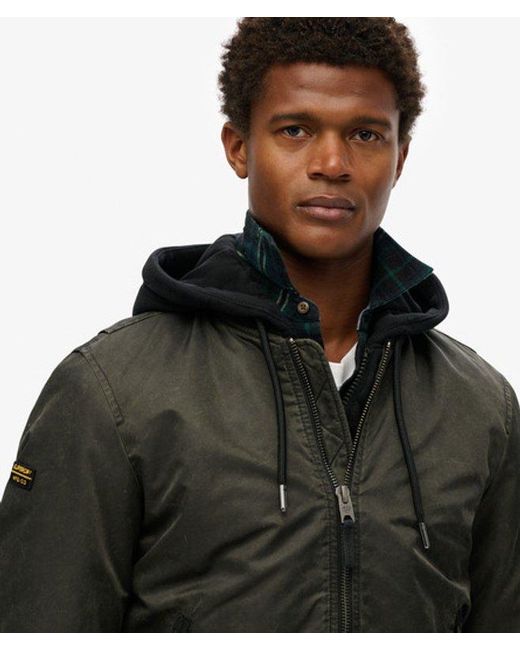 Superdry Black & Co Military Ma1 Bomber Jacket for men