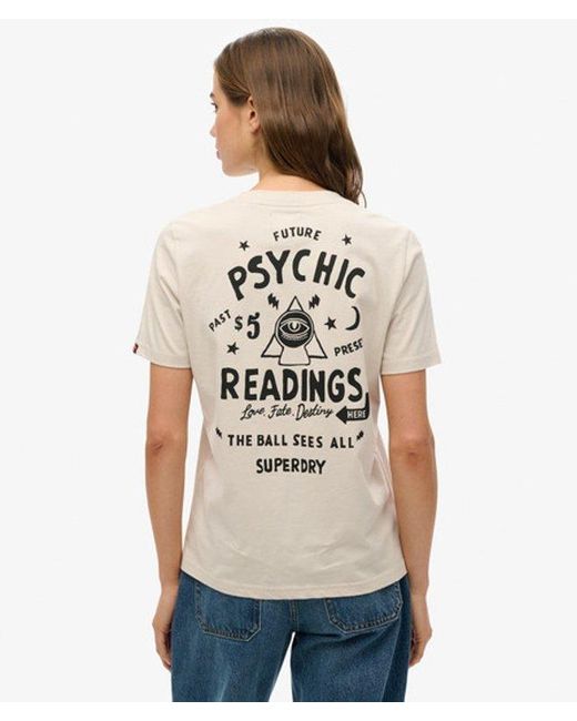 Superdry Natural Psychic Readings Relaxed T-shirt