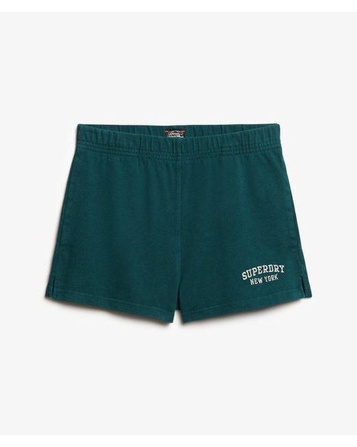 Superdry Green & Co Athletic Essentials Graphic Shorts