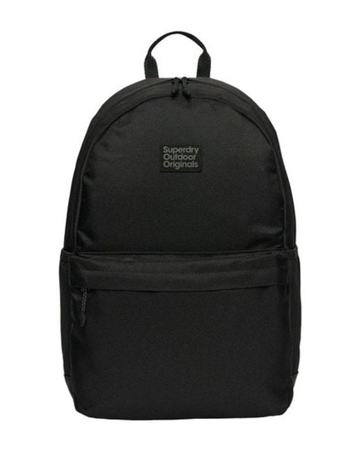 Superdry Black & Co Classic Patch Montana Backpack