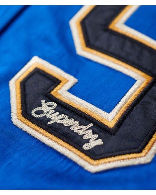 Superdry Blue & Co Luxe Varsity Jacket