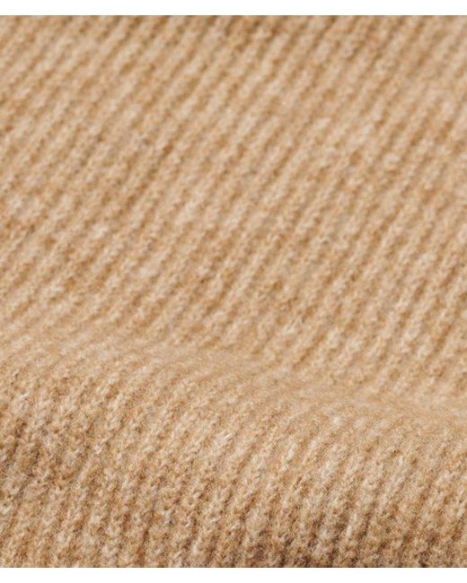 Superdry Natural Soft Rib Knit Scarf