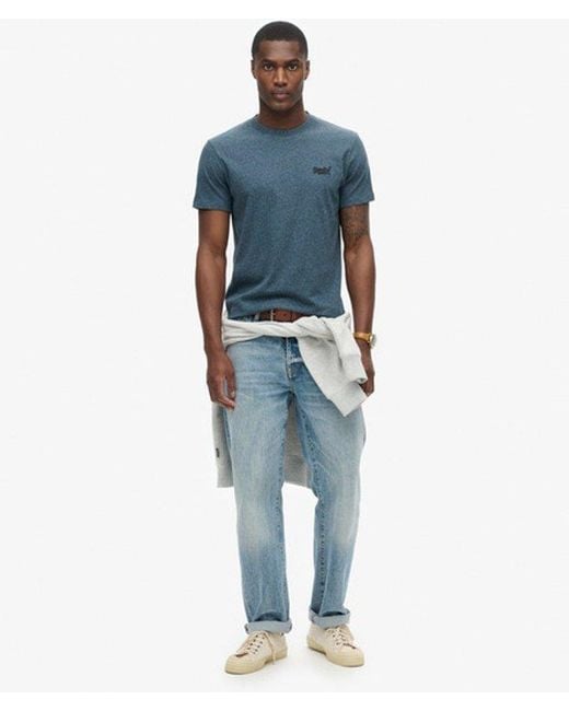 Superdry Blue & Co Essential Logo T-shirt for men