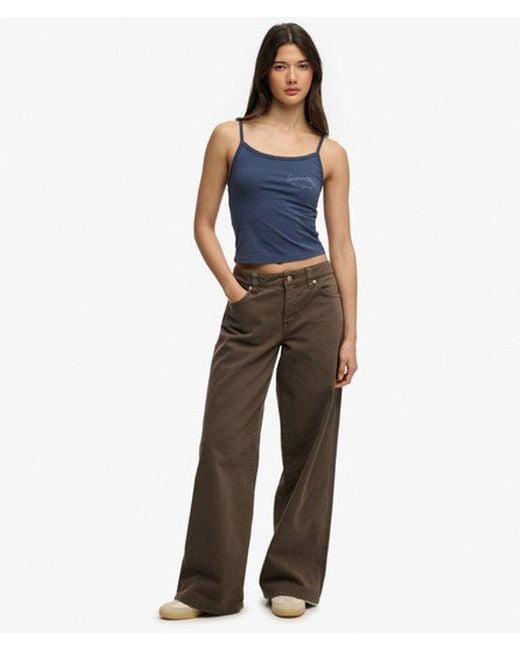 Superdry Blue & Co Athletics Essentials Cami Top