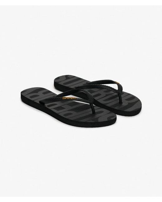 Superdry Black & Co Essential Flip Flops