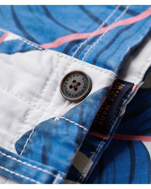 Superdry Blue Chino Hot Shorts
