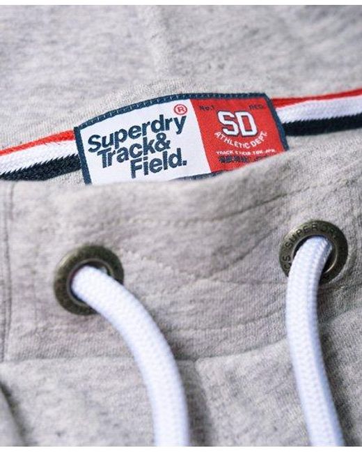 Superdry Gray Track & Field Lite Joggers Sd Grit for men