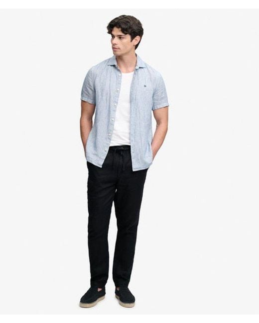Superdry White & Co Merchant Linen Pants for men