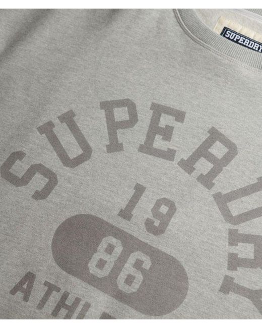 Superdry Blue & Co Athletic Essentials Relaxed Crew Sweatshirt