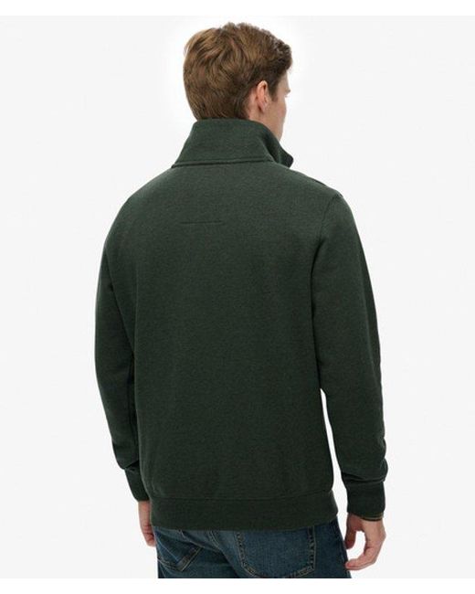 Superdry Green & Co Essential Logo Half Zip for men