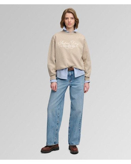Superdry Blue & Co Country Club Crew Sweatshirt