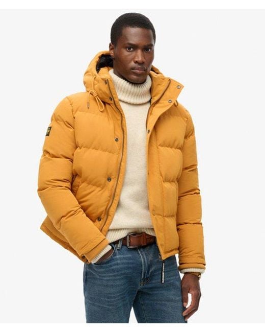 Superdry Metallic & Co Fully Lined Everest Hooded Puffer Jacket for men