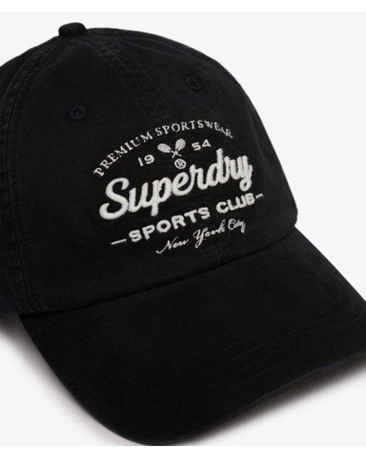 Femme Casquette De Base-Ball Vintage Club Taille: 1Taille Superdry en coloris Black