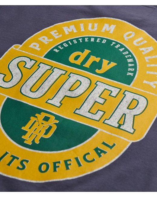 Superdry Blue & Co Tap Room Oversized T-shirt for men