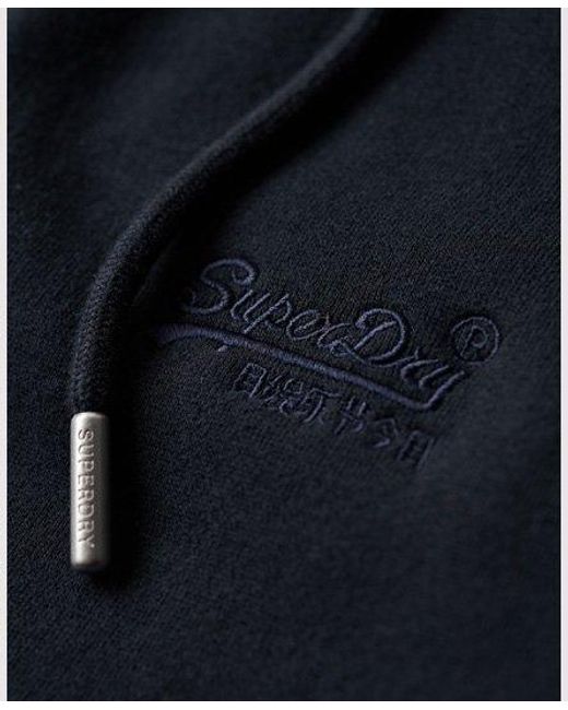 Sweat à capuche zippé à logo essential Superdry pour homme en coloris Blue