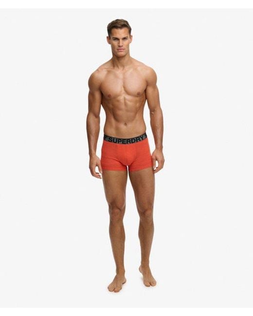 Superdry Red & Co Trunk Triple Pack for men